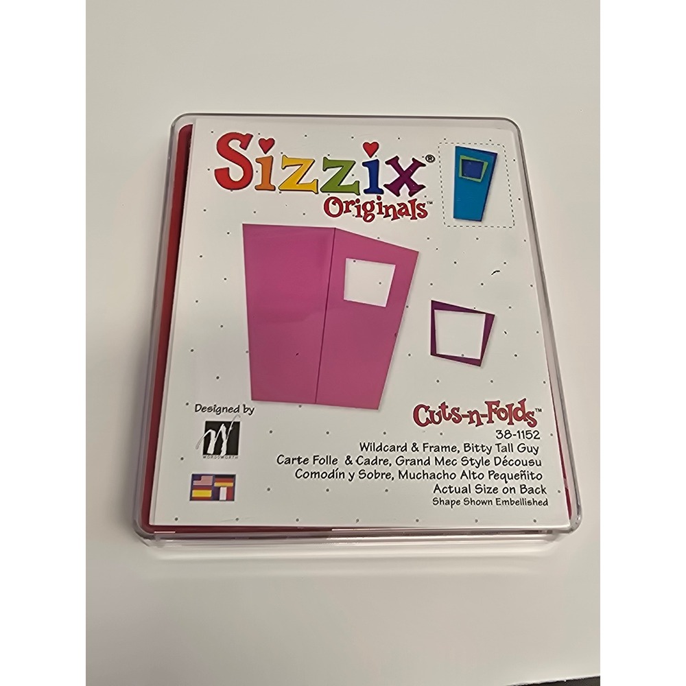 Sizzix Originals Cuts-n-Folds Die Wildcard & Frame Bitty Tall Guy Wordsworth